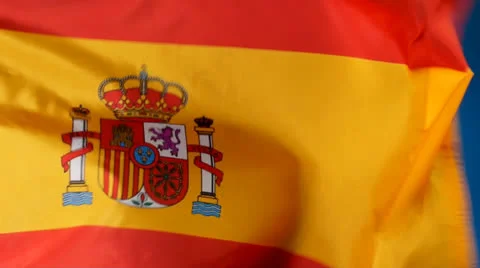 Flag of Spain Видео 25112650