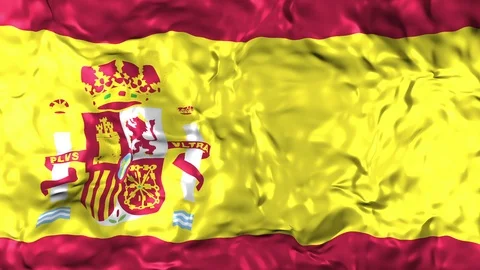 Flag of Spain Video stock 89923668