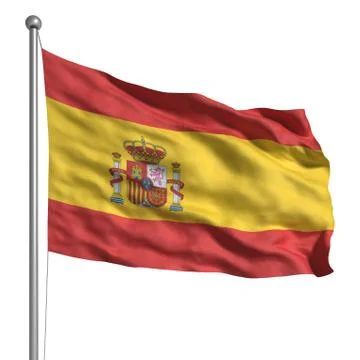 Flag of spain Stock Illustration