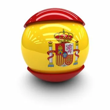 Flag of spain Stock Illustration