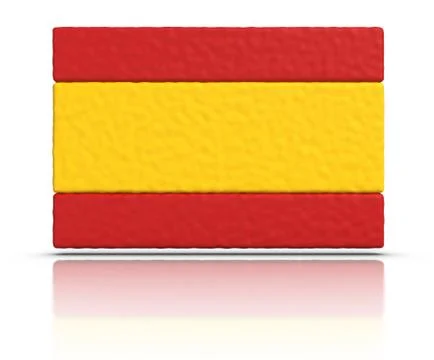 Flag of spain Illustrazione stock