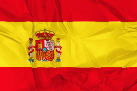 Flag of Spain Stock Illustration
