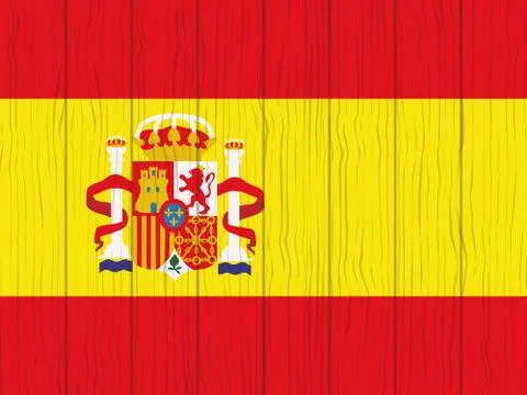 Flag of Spain Stock Illustration
