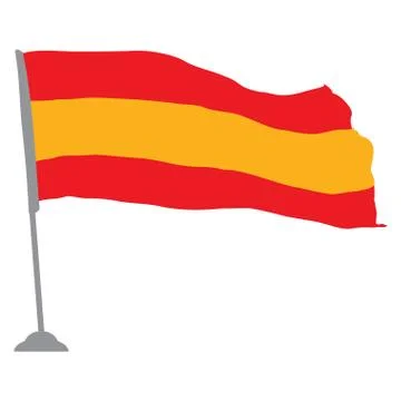 Flag of Spain Stock Illustration