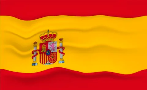 Flag of Spain Stock Illustration