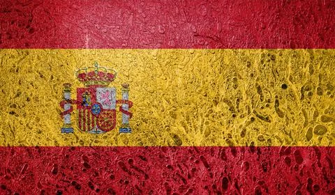 Flag of Spain Illustrazione stock