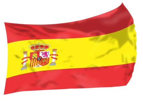 Flag of Spain. Stock Photos