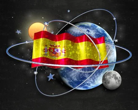 Flag Spain quality designer flag Stock Illustration