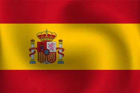 Flag of Spain - Vector Illustration Stock Illustration