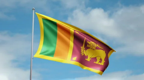 Flag of Sri Lanka 動画素材 450081