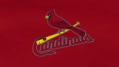 Close-up of Waving Flag with St. Louis Cardinals MLB Baseball Team Logo,  Seamless Loop, Blue Background Stock Footage - Video of prores, fold:  85523282