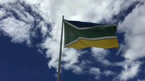 Flag of the State of Amapa, Brazil Vídeos de archivo 48468060