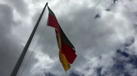 Flag of the State of Rio Grande do Sul, Brazil Stock-Footage 48504915