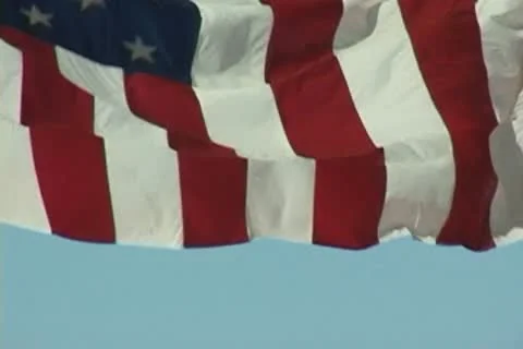 Flag Stripes close up Video stock 9686665