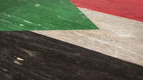 Flag Of Sudan. 1080p, 60fps Stock Footage 117168917