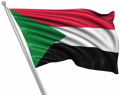 Flag of Sudan Flag of Sudan , This is a computer generated and 3d rendered... Stock Photos