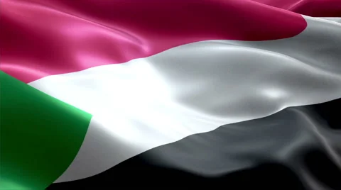 Flag Sudan Vídeos de archivo 47779045