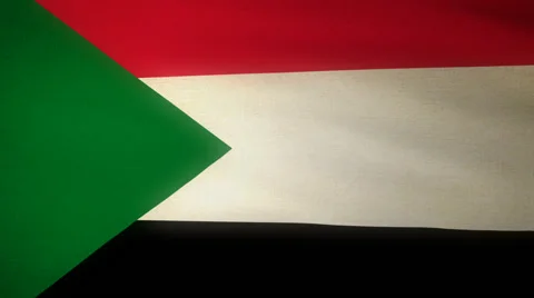 Flag Sudan Video stock 61442337