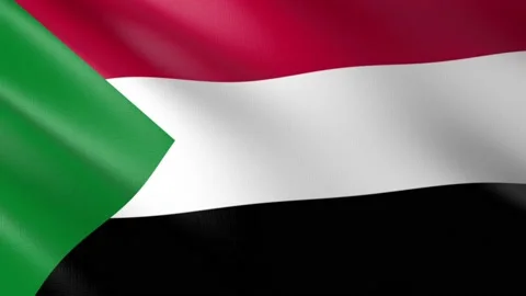 Flag of Sudan Stock Footage 151675308