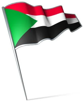Flag of Sudan Stock Illustration