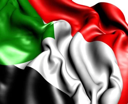 Flag of sudan Stock Illustration
