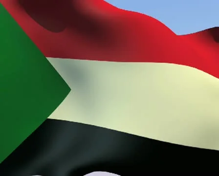 Flag of Sudan PAL Stock Footage 14812428