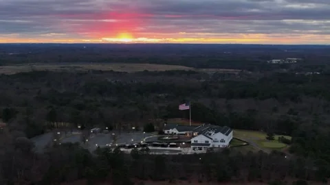 Flag sunset Stock-Footage 273843321