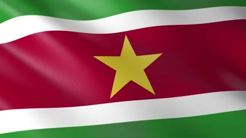 Flag of Suriname Stock Footage 151675300