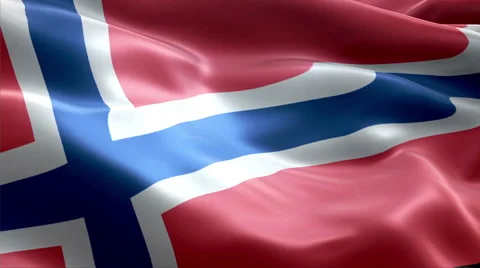 Flag Svalbard Stock Footage 47779551