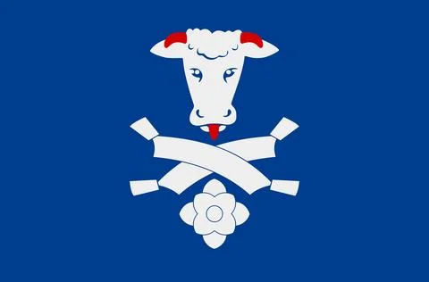 The of a flag Svenljunga Stock Illustration