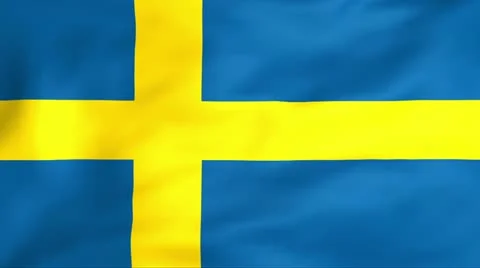 Flag Of Sweden Stock Footage 11355963