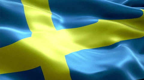 Flag Sweden Stock-Footage 47780077