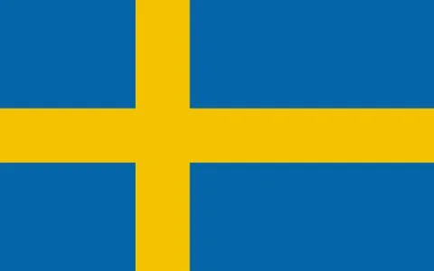 Flag of Sweden Stock Illustration