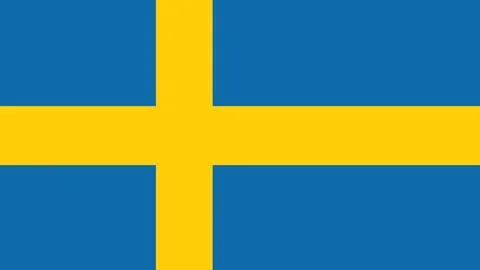 Flag of Sweden 스톡 일러스트