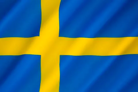 Flag of Sweden Stock Photos