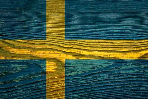 The flag of Sweden Stock Photos