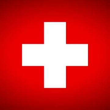 Flag of Swiss. Stock Illustration