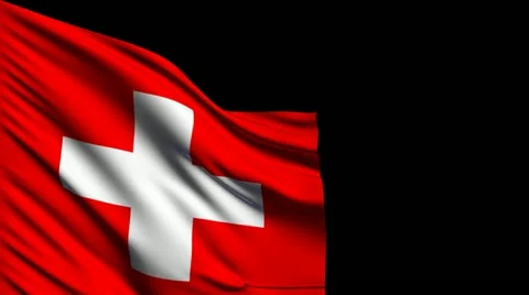 Flag of Switzerland Stockbeeldmateriaal 22322851