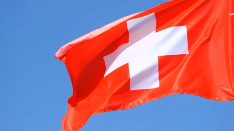 Flag of Switzerland Video stock 29165774
