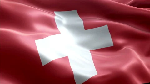Flag Switzerland Video stock 47780228
