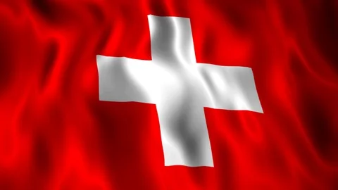 Flag Switzerland Stock Footage 128176590