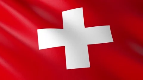 Flag of Switzerland Video stock 151663212