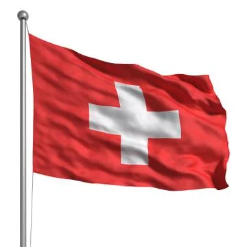 Flag of switzerland Stock Illustration