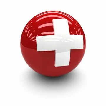 Flag of switzerland Stock Illustration