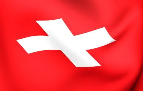 Flag of switzerland Stock Illustration