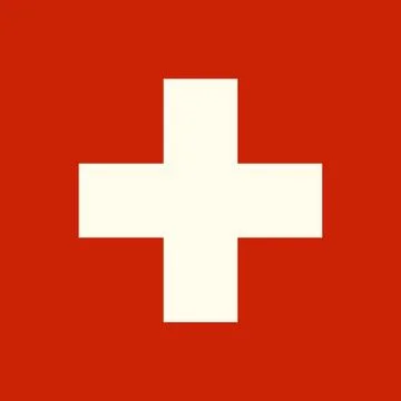 Flag of Switzerland Stock Illustration