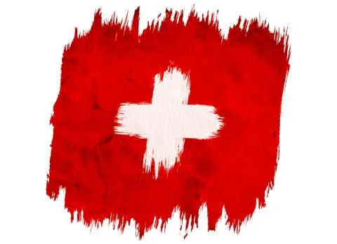 Flag of Switzerland Stock Illustration