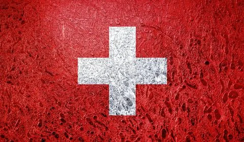 Flag of Switzerland Illustrazione stock