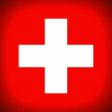 Flag of Switzerland Stock Illustration