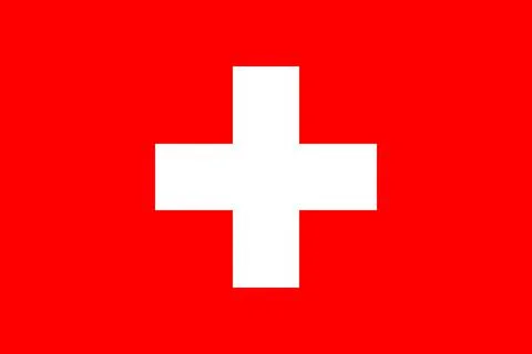 Flag of Switzerland Stock Illustration